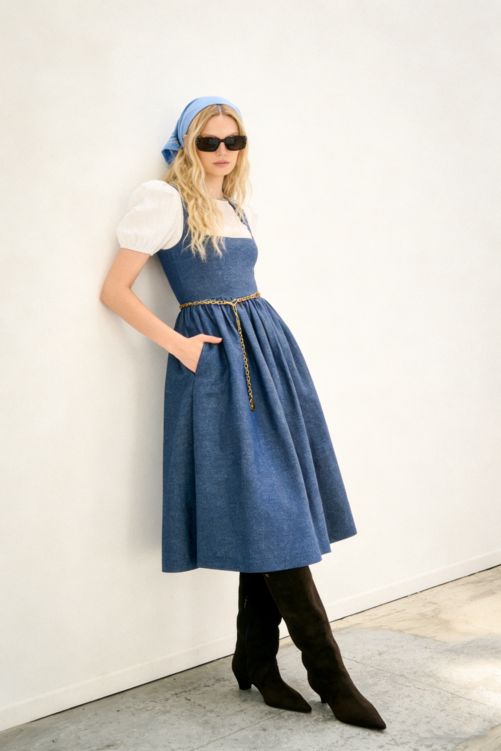 Kleid Denim Matha