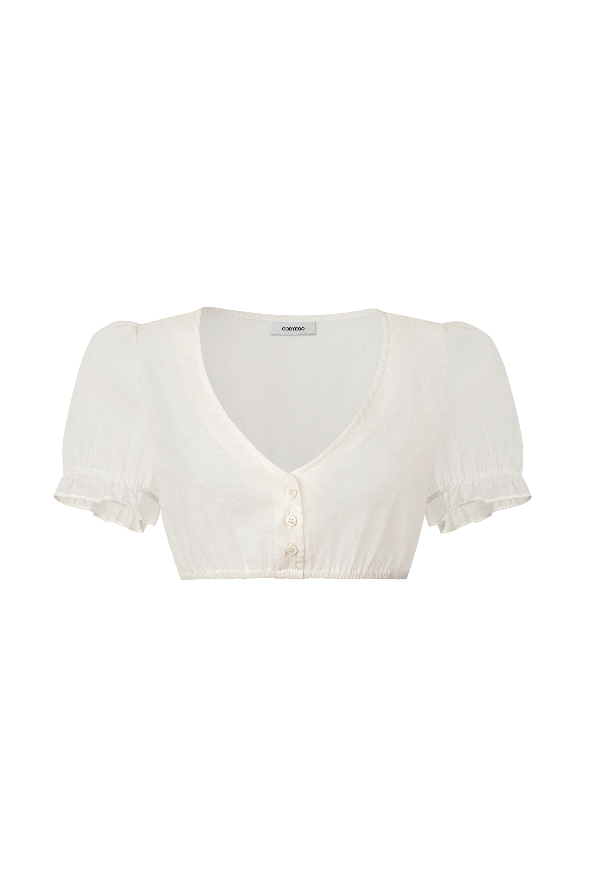 Dirndlbluse Glordi in WeiĂźe