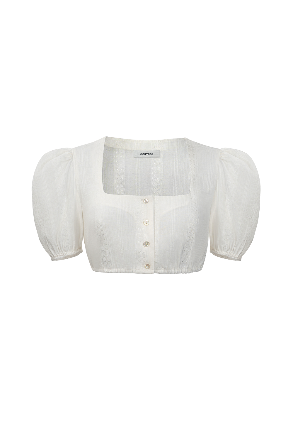 Dirndlbluse Natania in Weiße