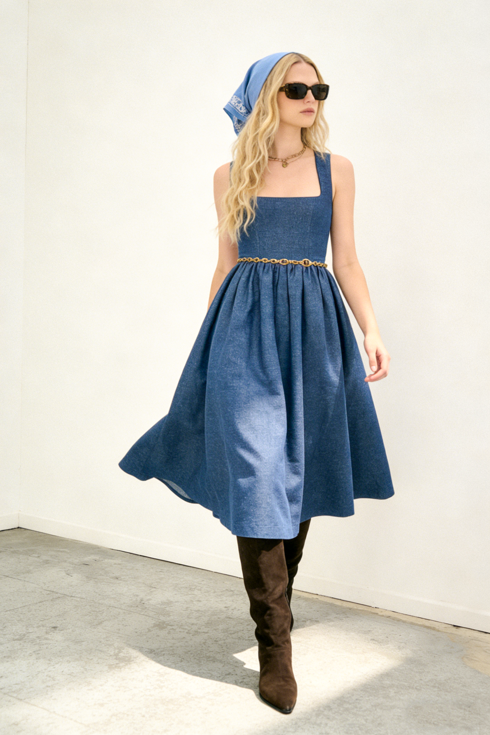 Kleid Denim Matha